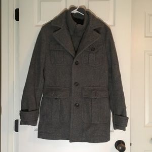 Express Wool Four Pocket Military Coat
